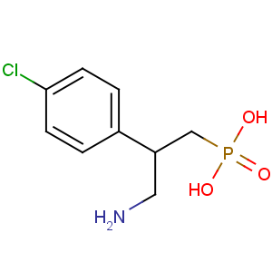 CAS No:114012-12-3 [3-amino-2-(4-chlorophenyl)propyl]phosphonic acid