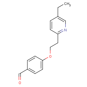 CAS No:114393-97-4 4-[2-(5-ethylpyridin-2-yl)ethoxy]benzaldehyde