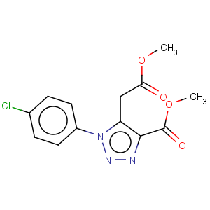 CAS No:114462-77-0 1H-1,2,3-Triazole-5-aceticacid, 1-(4-chlorophenyl)-4-(methoxycarbonyl)-, methyl ester