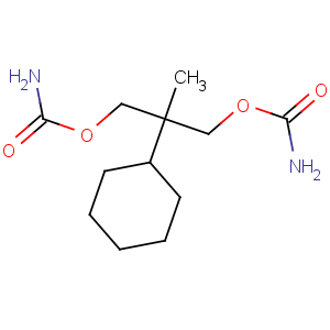 CAS No:1146-18-5 1,3-Propanediol,2-cyclohexyl-2-methyl-, 1,3-bis(hydrogen carbamate)