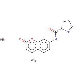 CAS No:115388-93-7 2-Pyrrolidinecarboxamide,N-(4-methyl-2-oxo-2H-1-benzopyran-7-yl)-, hydrobromide (1:1), (2S)-