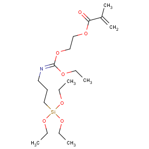CAS No:115396-93-5 2-Propenoic acid,2-methyl-, 9,9-diethoxy-4-oxo-3,10-dioxa-5-aza-9-siladodec-1-yl ester