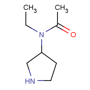 CAS No:115445-29-9 N-ethyl-N-pyrrolidin-3-ylacetamide
