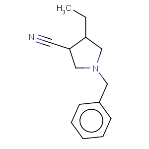 CAS No:115687-25-7 3-Pyrrolidinecarbonitrile,4-ethyl-1-(phenylmethyl)-