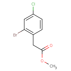 CAS No:115871-49-3 methyl 2-(2-bromo-4-chlorophenyl)acetate
