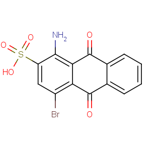 CAS No:116-81-4 1-amino-4-bromo-9,10-dioxoanthracene-2-sulfonic acid
