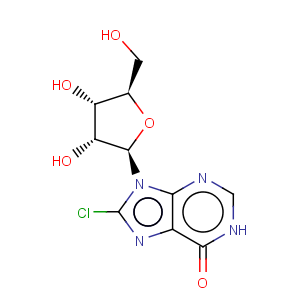 CAS No:116285-77-9 Inosine, 8-chloro-(9CI)
