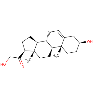 CAS No:1164-98-3 Pregn-5-en-20-one,3,21-dihydroxy-, (3b)-