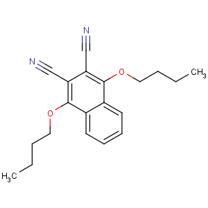 CAS No:116453-89-5 1,4-dibutoxynaphthalene-2,3-dicarbonitrile