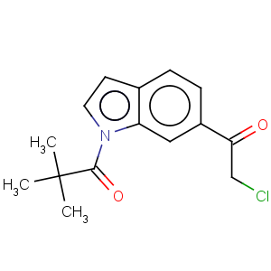 CAS No:116621-13-7 1-Propanone,1-[6-(2-chloroacetyl)-1H-indol-1-yl]-2,2-dimethyl-