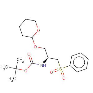 CAS No:116696-85-6 Carbamic acid,[1-[(phenylsulfonyl)methyl]-2-[(tetrahydro-2H-pyran-2-yl)oxy]ethyl]-,1,1-dimethylethyl ester, (1S)- (9CI)