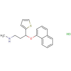 CAS No:116817-11-9 N-methyl-3-naphthalen-1-yloxy-3-thiophen-2-ylpropan-1-amine