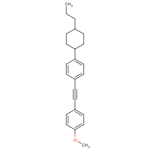 CAS No:116903-47-0 1-methoxy-4-[2-[4-(4-propylcyclohexyl)phenyl]ethynyl]benzene