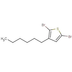 CAS No:116971-11-0 2,5-dibromo-3-hexylthiophene