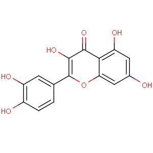 CAS No:117-39-5 2-(3,4-dihydroxyphenyl)-3,5,7-trihydroxychromen-4-one