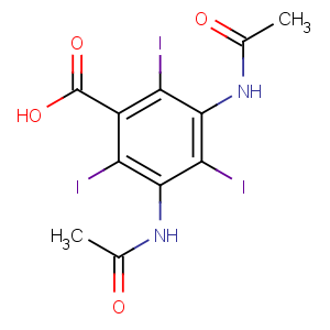 CAS No:117-96-4 3,5-diacetamido-2,4,6-triiodobenzoic acid