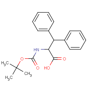 CAS No:117027-46-0 (2R)-2-[(2-methylpropan-2-yl)oxycarbonylamino]-3,3-diphenylpropanoic<br />acid