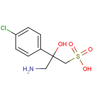 CAS No:117354-64-0 3-amino-2-(4-chlorophenyl)-2-hydroxypropane-1-sulfonic acid
