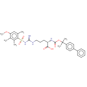 CAS No:117368-03-3 L-Ornithine,N2-[(1-[1,1'-biphenyl]-4-yl-1-methylethoxy)carbonyl]-N5-[imino[[(4-methoxy-2,3,6-trimethylphenyl)sulfonyl]amino]methyl]-
