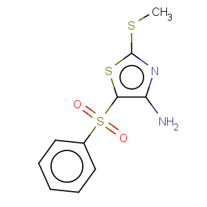CAS No:117420-80-1 4-Thiazolamine,2-(methylthio)-5-(phenylsulfonyl)-