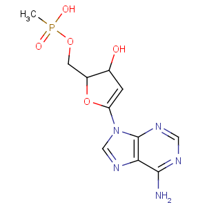 CAS No:117571-83-2 Adenosine, cyclic3',5'-(methylphosphonate) (9CI)