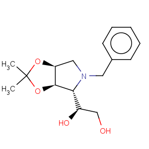CAS No:117781-06-3 1,2-Ethanediol,1-[tetrahydro-2,2-dimethyl-5-(phenylmethyl)-4H-1,3-dioxolo[4,5-c]pyrrol-4-yl]-,[3aS-[3aa,4a(R*),6aa]]- (9CI)