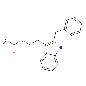CAS No:117946-91-5 N-[2-(2-benzyl-1H-indol-3-yl)ethyl]acetamide