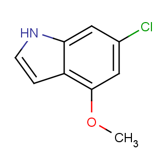 CAS No:117970-23-7 6-chloro-4-methoxy-1H-indole