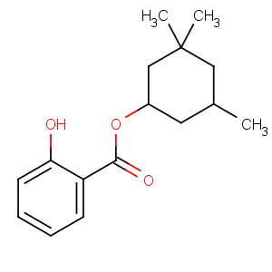 CAS No:118-56-9 (3,3,5-trimethylcyclohexyl) 2-hydroxybenzoate