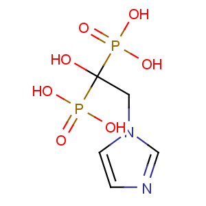 CAS No:118072-93-8 (1-hydroxy-2-imidazol-1-yl-1-phosphonoethyl)phosphonic acid