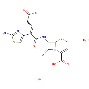 CAS No:118081-34-8 (6R,7R)-7-[[(Z)-2-(2-amino-1,<br />3-thiazol-4-yl)-4-carboxybut-2-enoyl]amino]-8-oxo-5-thia-1-azabicyclo[4.<br />2.0]oct-2-ene-2-carboxylic acid