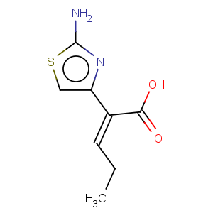 CAS No:118109-49-2 (Z)-2-(2-Aminothiazol-4-yl)-2-pentenoic acid