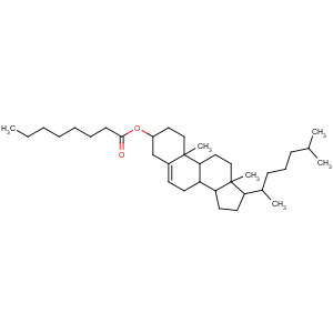 CAS No:1182-42-9 [(3S,8S,9S,10R,13R,14S,17R)-10,<br />13-dimethyl-17-[(2R)-6-methylheptan-2-yl]-2,3,4,7,8,9,11,12,14,15,16,<br />17-dodecahydro-1H-cyclopenta[a]phenanthren-3-yl] octanoate