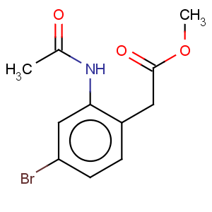 CAS No:1182284-46-3 Benzeneacetic acid, 2-(acetylamino)-4-bromo-,methyl ester