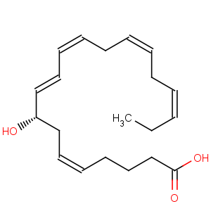 CAS No:118492-81-2 5,9,11,14,17-Eicosapentaenoicacid, 8-hydroxy-, (5Z,8S,9E,11Z,14Z,17Z)-