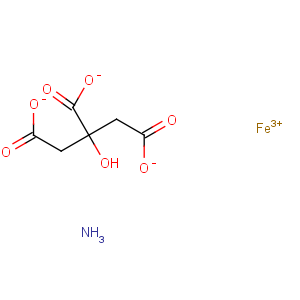 CAS No:1185-57-5 Ferric ammonium citrate, brown