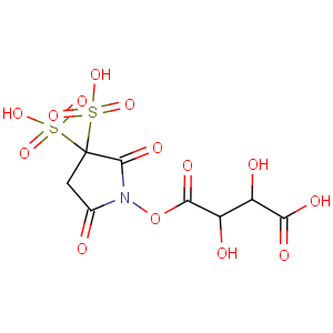 CAS No:118674-04-7 Butanedioic acid,2,3-dihydroxy-, 1,4-bis(2,5-dioxo-3-sulfo-1-pyrrolidinyl) ester