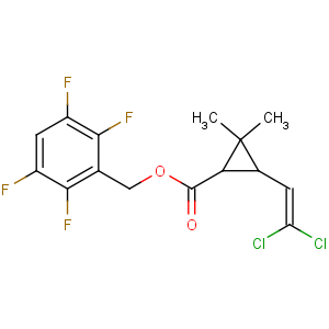 CAS No:118712-89-3 (2,3,5,6-tetrafluorophenyl)methyl<br />3-(2,2-dichloroethenyl)-2,2-dimethylcyclopropane-1-carboxylate