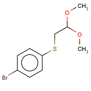 CAS No:118780-12-4 Benzene,1-bromo-4-[(2,2-dimethoxyethyl)thio]-