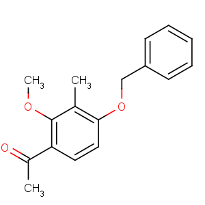 CAS No:118824-96-7 1-(2-methoxy-3-methyl-4-phenylmethoxyphenyl)ethanone