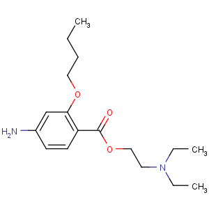 CAS No:119-29-9 2-(diethylamino)ethyl 4-amino-2-butoxybenzoate