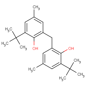 CAS No:119-47-1 2-tert-butyl-6-[(3-tert-butyl-2-hydroxy-5-methylphenyl)methyl]-4-<br />methylphenol