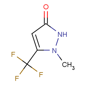 CAS No:119022-51-4 2-methyl-3-(trifluoromethyl)-1H-pyrazol-5-one