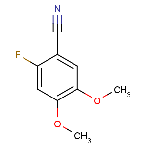 CAS No:119396-88-2 2-fluoro-4,5-dimethoxybenzonitrile
