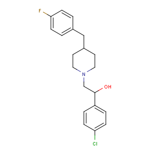 CAS No:119431-25-3 1-(4-chlorophenyl)-2-[4-[(4-fluorophenyl)methyl]piperidin-1-yl]ethanol