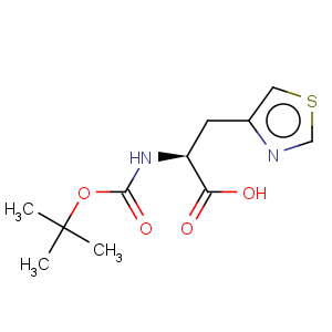 CAS No:119434-75-2 4-Thiazolepropanoicacid, a-[[(1,1-dimethylethoxy)carbonyl]amino]-,(aS)-