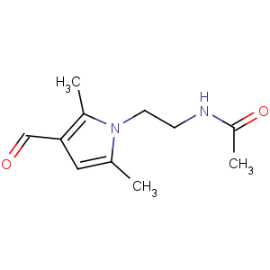 CAS No:119610-26-3 N-[2-(3-formyl-2,5-dimethylpyrrol-1-yl)ethyl]acetamide