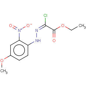 CAS No:119750-09-3 Acetic acid,2-chloro-2-[2-(4-methoxy-2-nitrophenyl)hydrazinylidene]-, ethyl ester