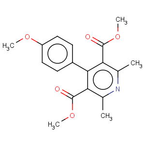 CAS No:119789-09-2 3,5-Pyridinedicarboxylicacid, 4-(4-methoxyphenyl)-2,6-dimethyl-, 3,5-dimethyl ester