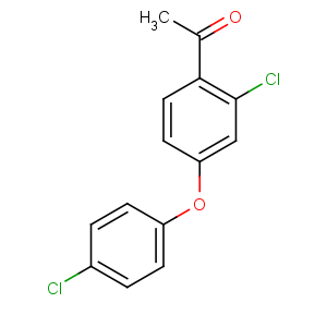 CAS No:119851-28-4 1-[2-chloro-4-(4-chlorophenoxy)phenyl]ethanone